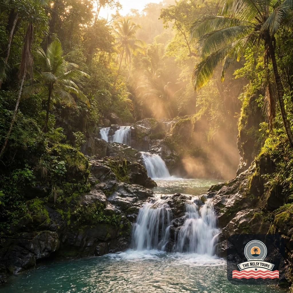 Dominican Republic vacation 27 Waterfalls adventure at Damajagua β cascading natural pools and jungle waterfall climbing